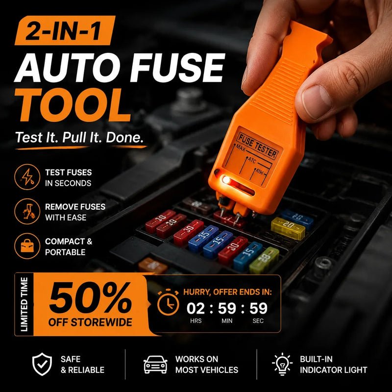 2‑in‑1 Fuse Tester & Puller – Fast & Practical